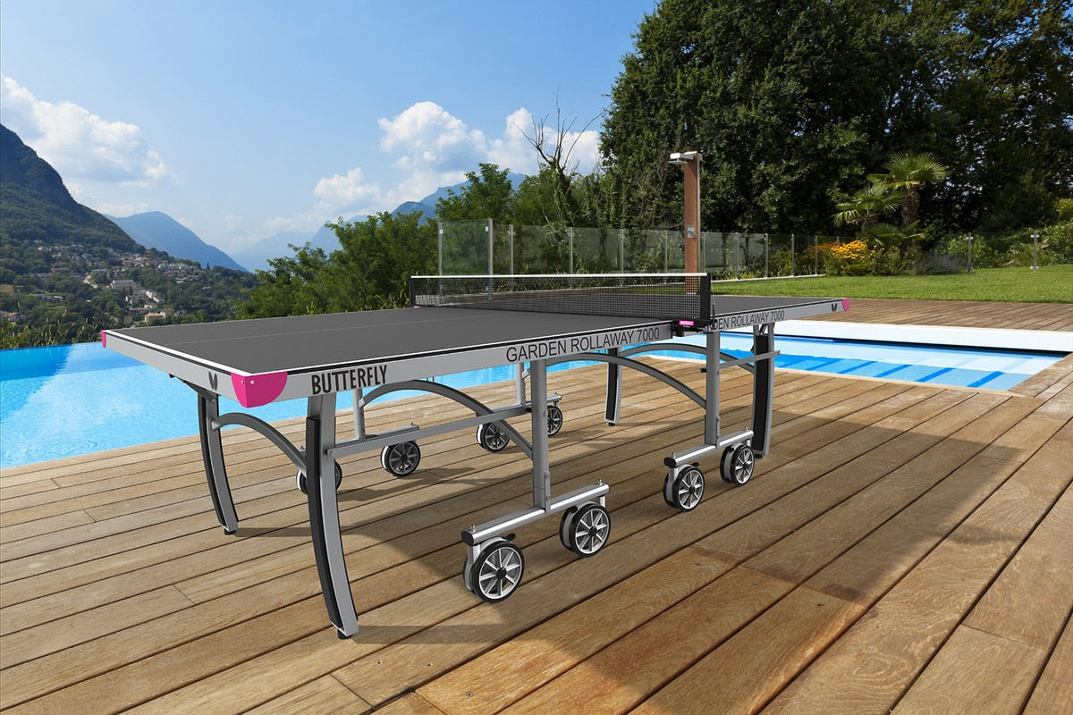 Butterfly Garden 7000 Outdoor Table Tennis Table - Weatherproof Top