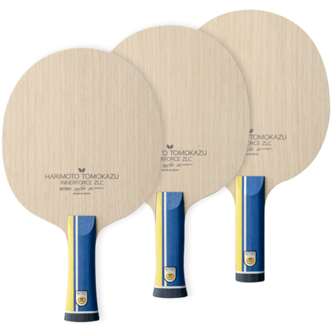 Butterfly Harimoto Innerforce ZLC Offensive Table Tennis Blade - Handle Style