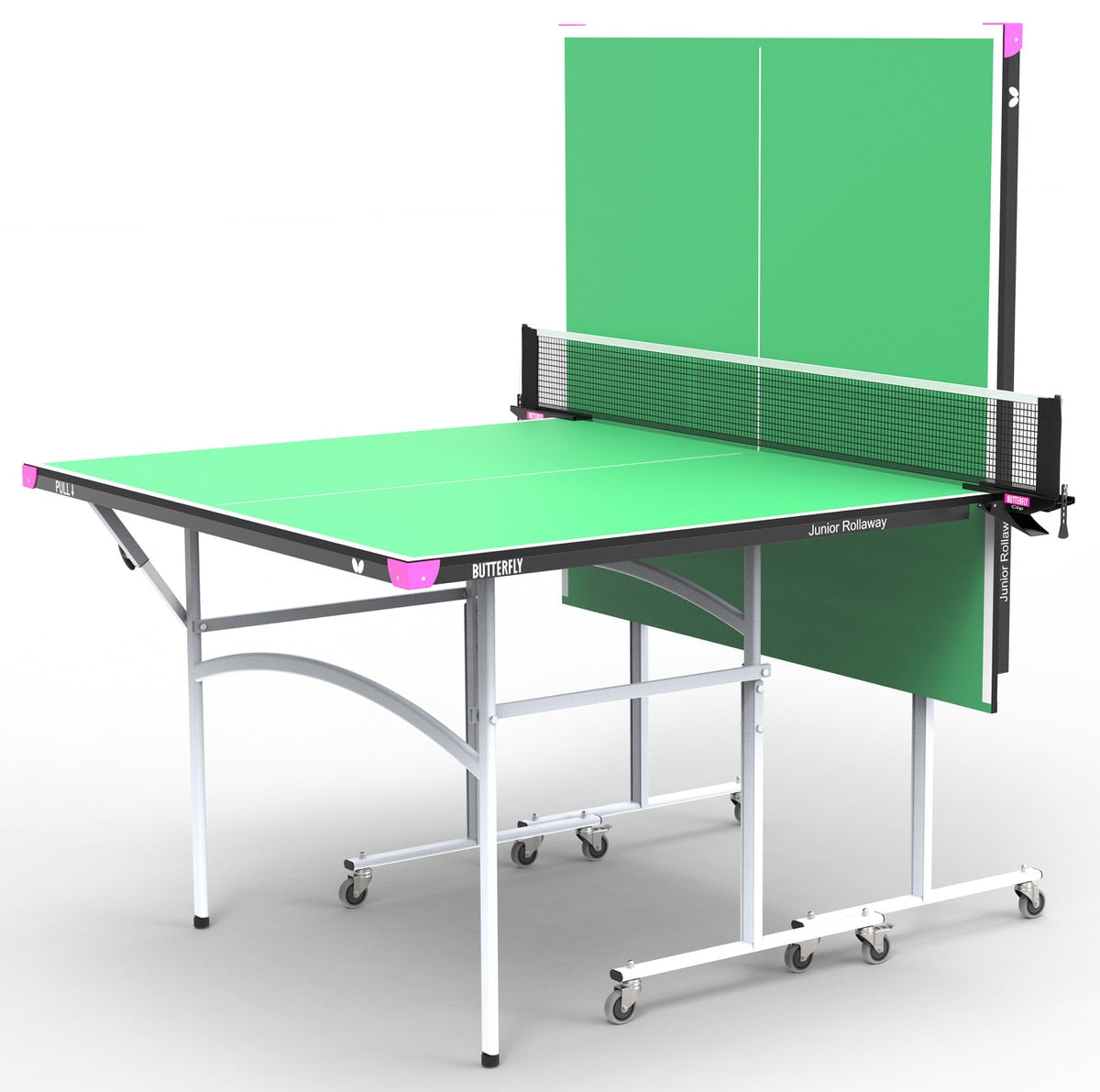 Butterfly Junior Rollaway Table - Green 12mm Top