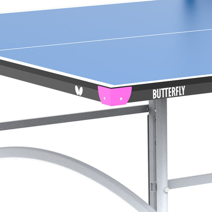Butterfly Junior Rollaway Table - Magenta Corners 
