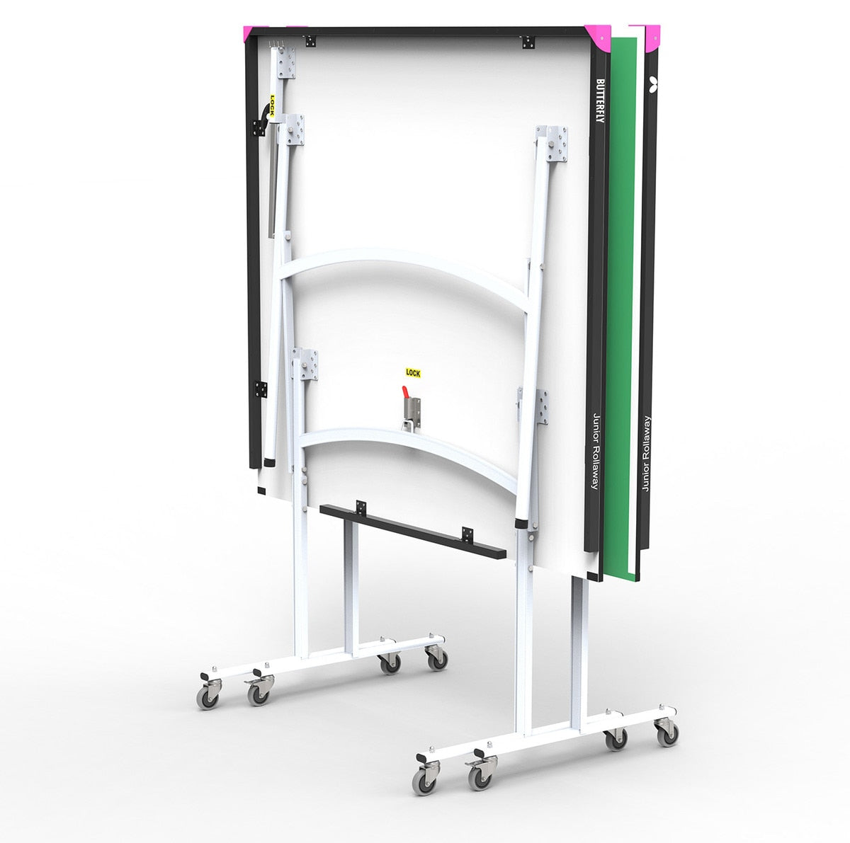 Butterfly Junior Rollaway Table -  Robust Steel Frame 