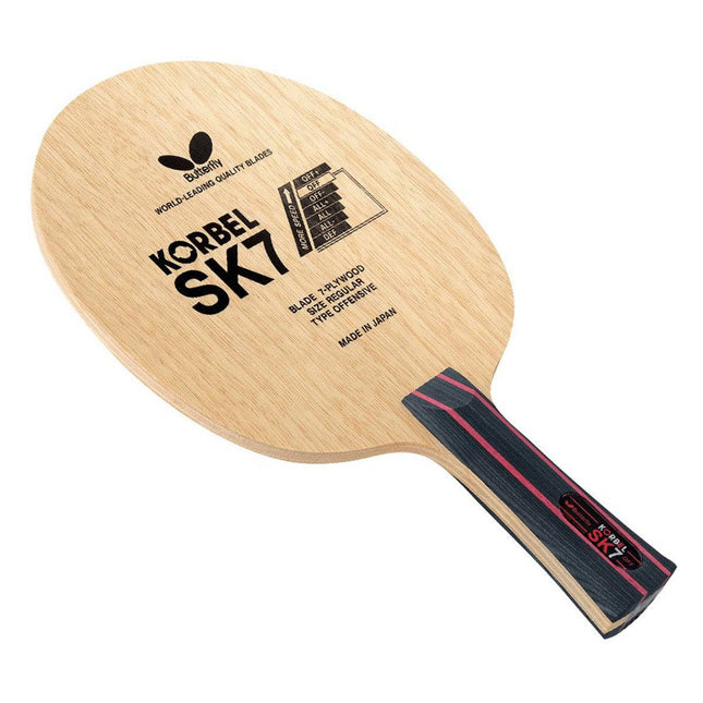 Butterfly Korbel SK7 - Offensive Table Tennis Blade - Flared