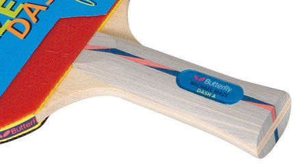 Butterfly Maze Dash Pre Assembled Shakehand Racket - Handle