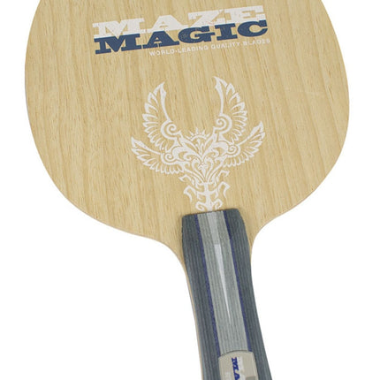 Butterfly Maze Magic Table Tennis Blade - Flared Front View