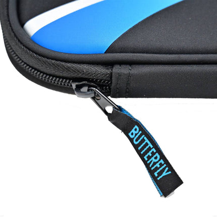 Butterfly MI Case II -  Blue-Zipper Closure