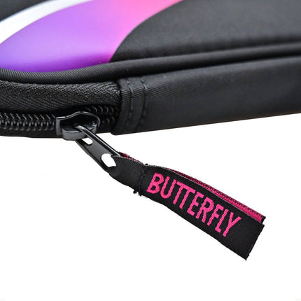 Butterfly MI Case II - Purple-Zipper Closure