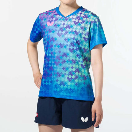 Butterfly Minalea Lady Shirt - Blue