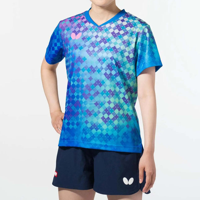 Butterfly Minalea Lady Shirt - Blue