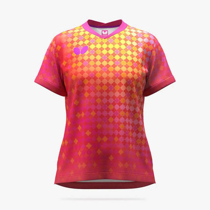 Butterfly Minalea Lady Shirt - Rose - Front View