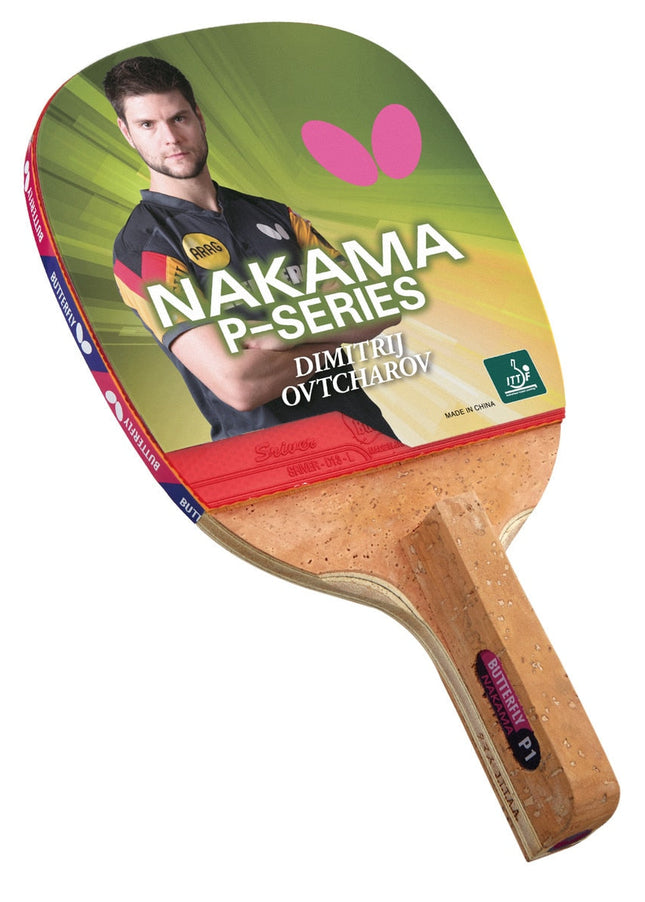 Butterfly Nakama P-1 - Japanese Penhold Table Tennis Racket - Dimitrij Ovtcharov
