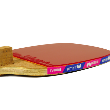 Butterfly Nakama P-1 - Japanese Penhold Table Tennis Racket - Edge View