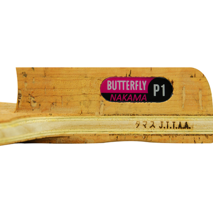 Butterfly Nakama P-1 - Japanese Penhold Table Tennis Racket - Handle