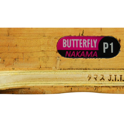 Butterfly Nakama P-1 - Japanese Penhold Table Tennis Racket - P1 Handle