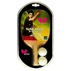 Butterfly Nakama P-1 - Japanese Penhold Table Tennis Racket - Set