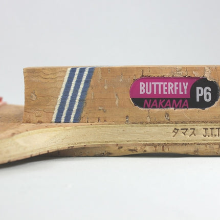 Butterfly Nakama P-6 - Japanese Penhold Table Tennis Racket - Cork Handle
