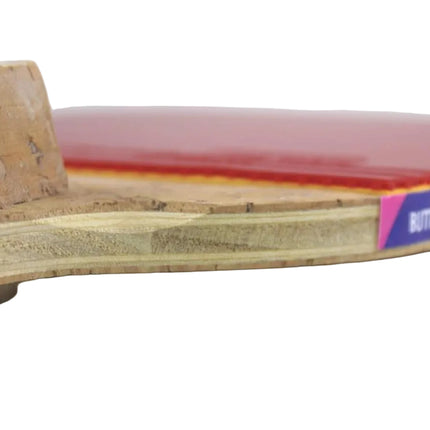 Butterfly Nakama P-7 - Japanese Penhold Table Tennis Racket - Side View