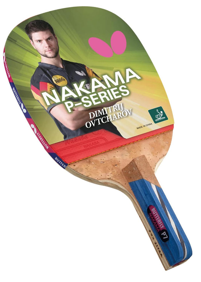 Butterfly Nakama P-7 - Japanese Penhold Table Tennis Racket 