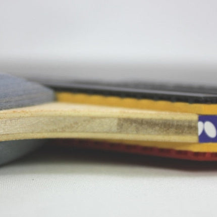 Butterfly Nakama S-10 Offensive Table Tennis Racket - Backhand-Side View