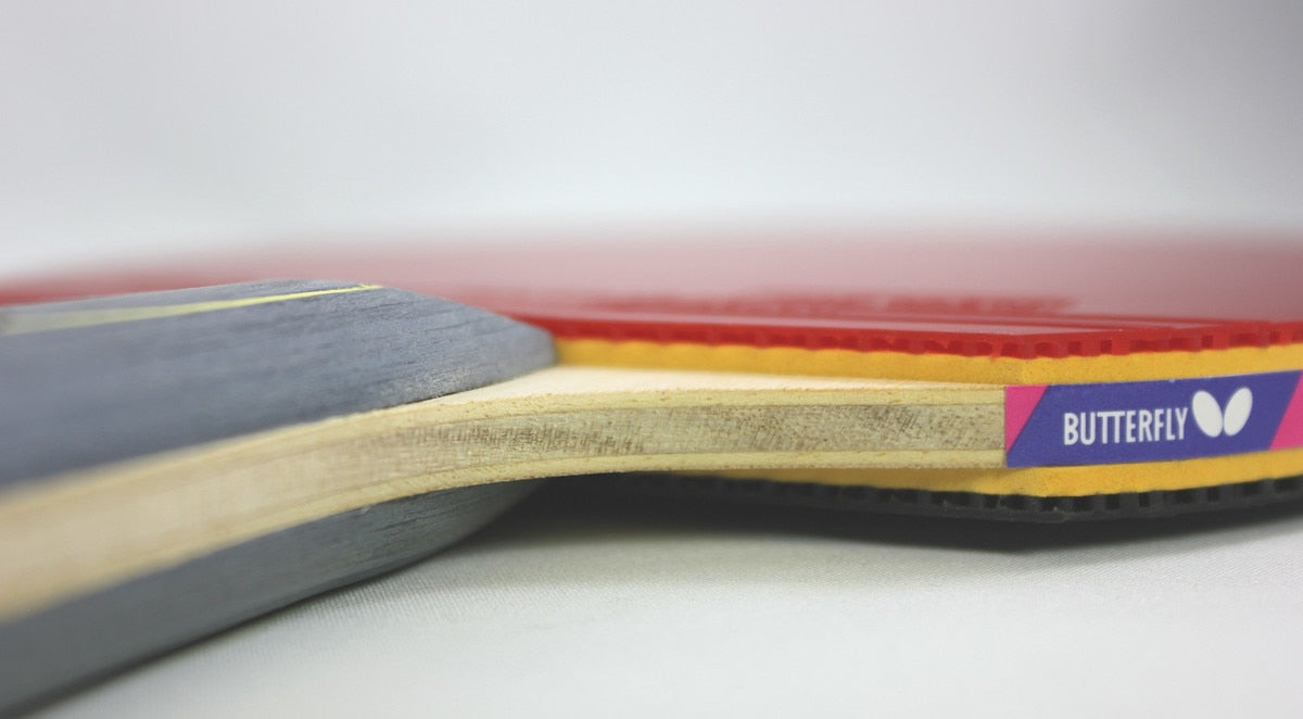 Butterfly Nakama S-10 Offensive Table Tennis Racket - Edge View