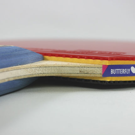 Butterfly Nakama S-4 Offensive Table Tennis Racket - Side View