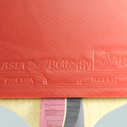 Butterfly Nakama S-5 - Offensive Table Tennis Racket - Pan Asia Rubber