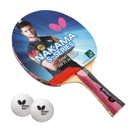 Butterfly Nakama S-5 - Offensive Table Tennis Racket - Set