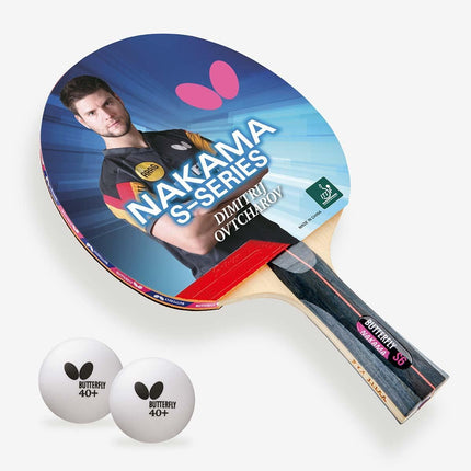 Butterfly Nakama S-6 Offensive Table Tennis Racket - Set