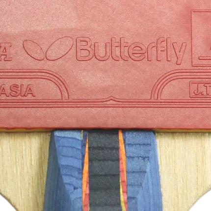 Butterfly Nakama S-9 Offensive Table Tennis Racket - Pan Asia Rubber