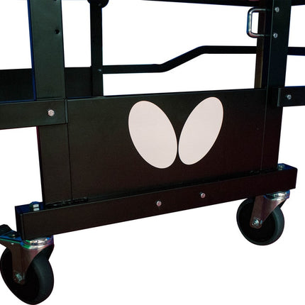 Butterfly Nippon Rollaway Table -  Locking Rubber Wheels