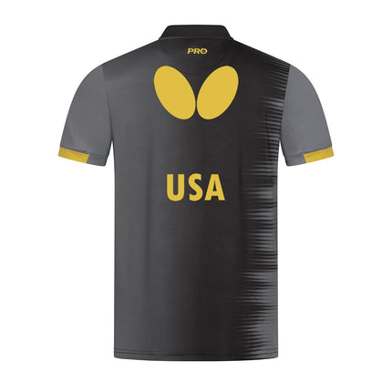 Butterfly – Official Apparel Sponsor of Team USA 2026 - Black-Back View