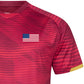 Butterfly - Official Apparel Sponsor of Team USA - Red Left Sleeve