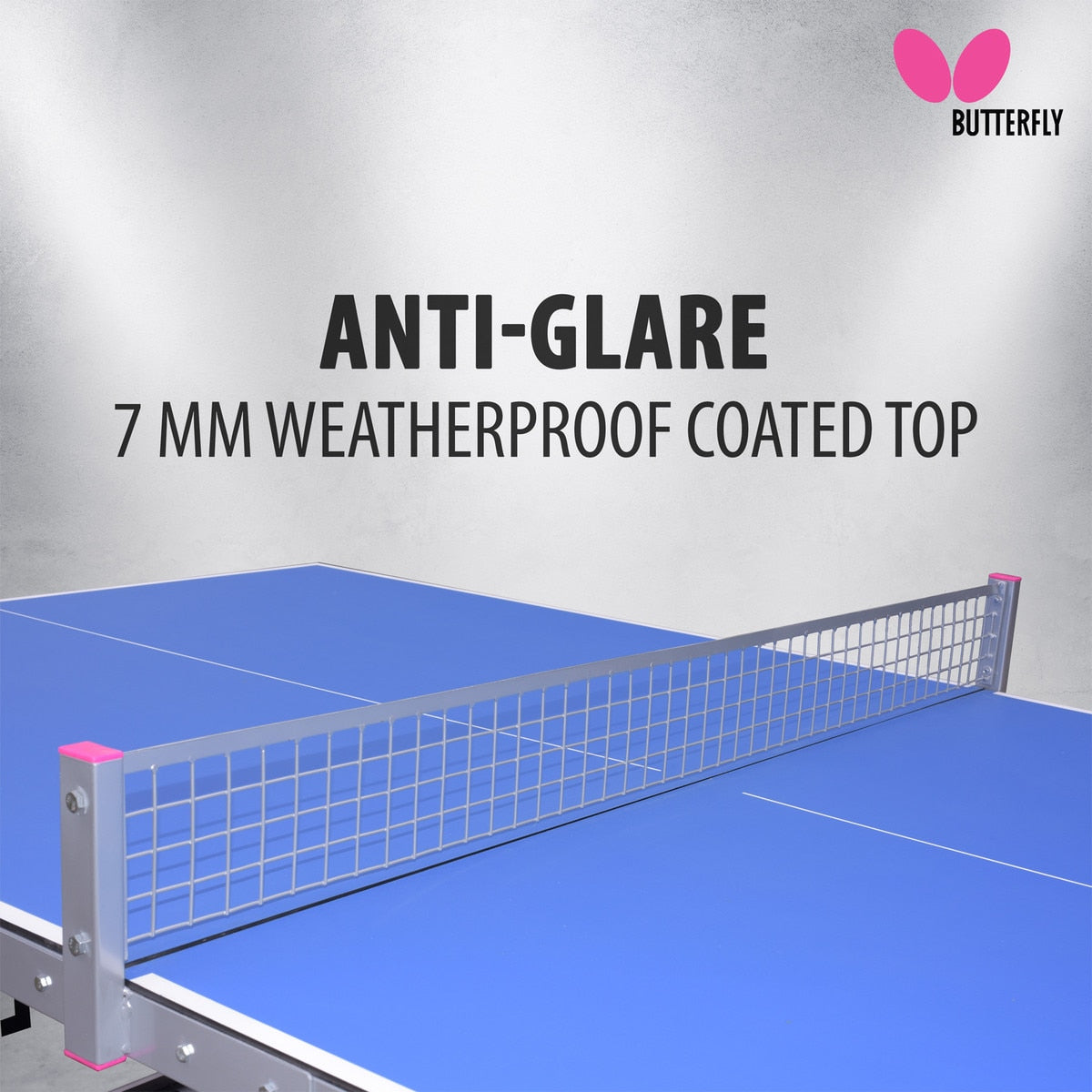 Butterfly Park Outdoor Table Tennis Table - Anti-Glare