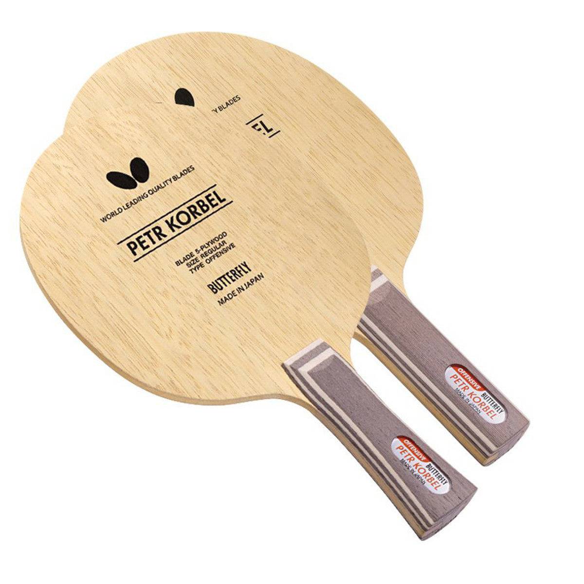 Butterfly Petr Korbel - Offensive Table Tennis Blade - 1