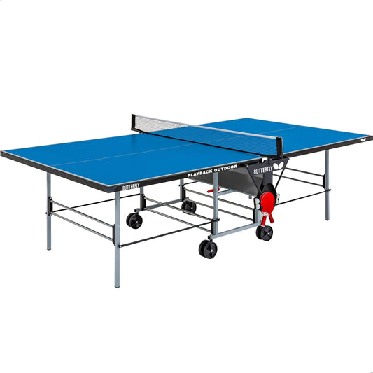 Butterfly Playback Outdoor Table - Blue