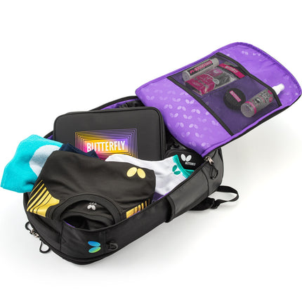 Butterfly Raffines Rucksack Bag - Main Compartment