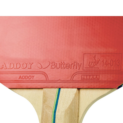 Butterfly RDJ 4-Player Set - Addoy Backhand Red Rubber  