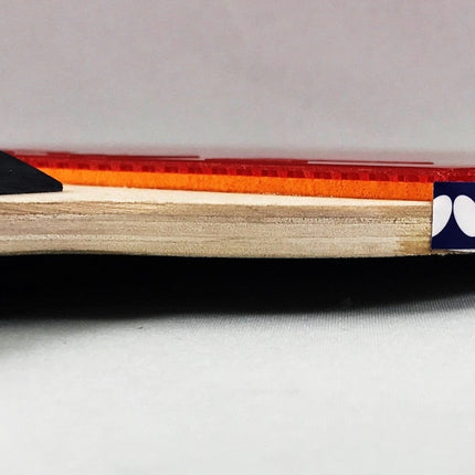 Butterfly RDJ CS-1 Wong Chun Ting Table Tennis Racket - Forehand - Edge View