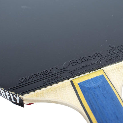 Butterfly Sapphira - Black Rubber Sheet