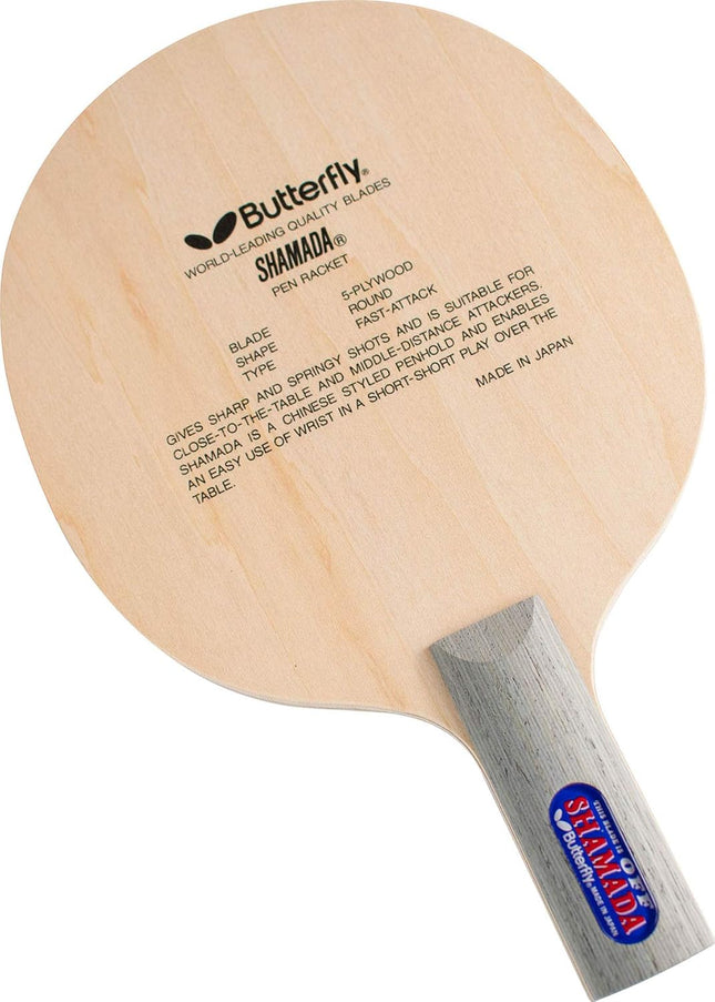Butterfly Shamada CS - Chinese Penhold Blade - Forehand