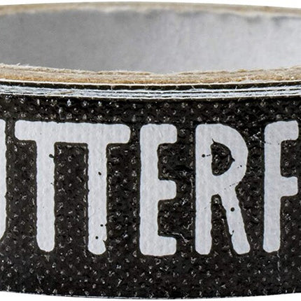 Butterfly Side Tape Black/Magenta 9mm - Edge Tape