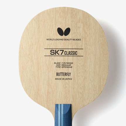 Butterfly SK7 Classic CS - Chinese Penhold Blade - Head