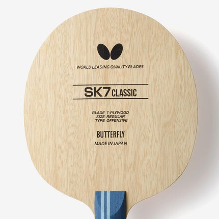 Butterfly SK7 Classic - Table Tennis Blade - Head