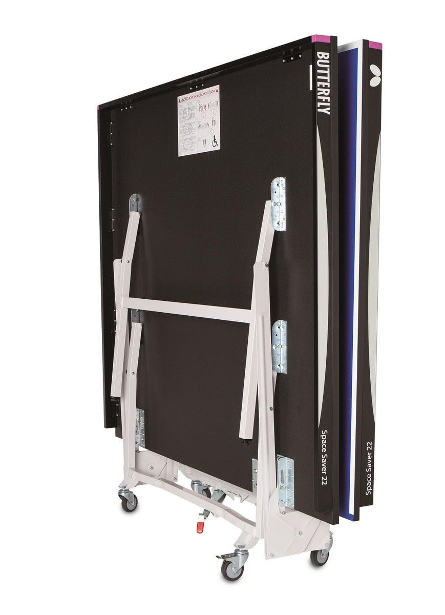 Butterfly Space Saver 22 Table - Blue - Compact Storage
