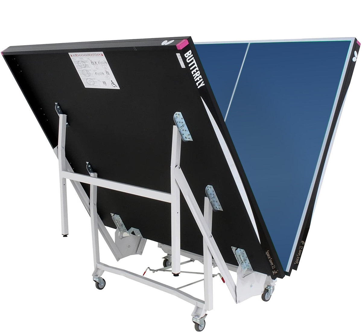 Butterfly Space Saver 22 Table - Blue - Vertical Precision