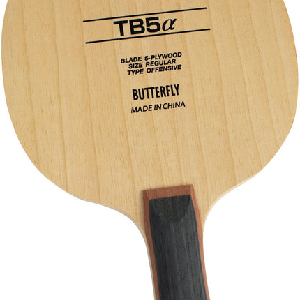 Butterfly TB5 Alpha Blade - Forehand
