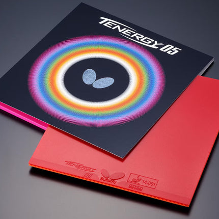 Butterfly Tenergy 05 Hard  - Package and Rubber Sheet