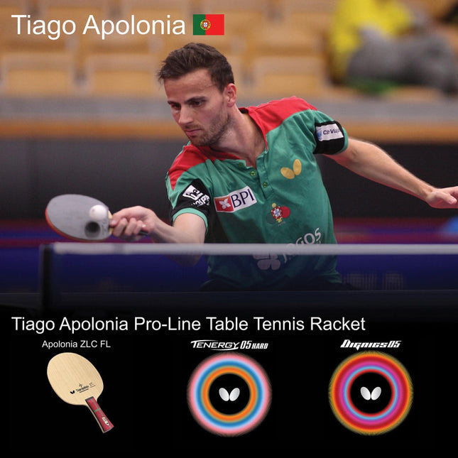 Butterfly Tiago Apolonia Pro-Line - Custom Made Offensive Table Tennis Racket 