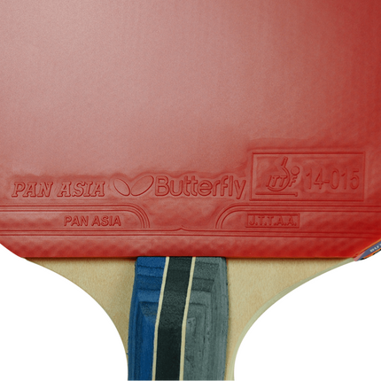 Butterfly Timo Boll 1000 Racket - Pan Asia Red Rubber Sheet