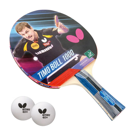 Butterfly Timo Boll 1000 Racket - Pre-Assembled Table Tennis Racket