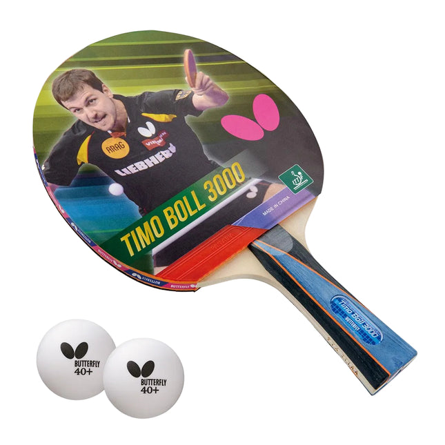 Butterfly Timo Boll 3000 Racket -  Pre-Assembled Table Tennis Racket